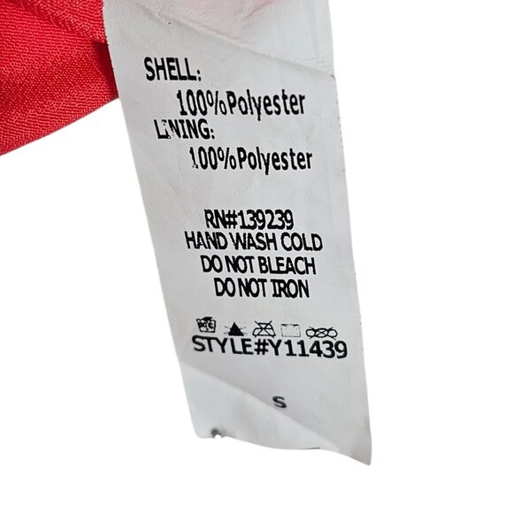 🛍️ Coral Red Ruffle Romper - Women's Small - Picture 6 of 6